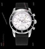 Swiss Grade Breitling Superocean Heritage Copy Watch SS White Dial